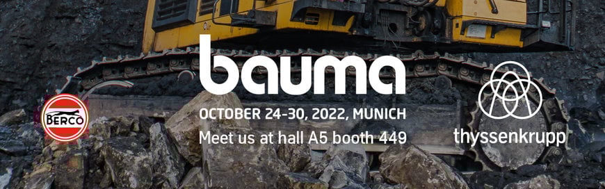 Au-delà des trains de roulement : Berco dévoilera les détails de sa transformation à l’occasion de Bauma 2022